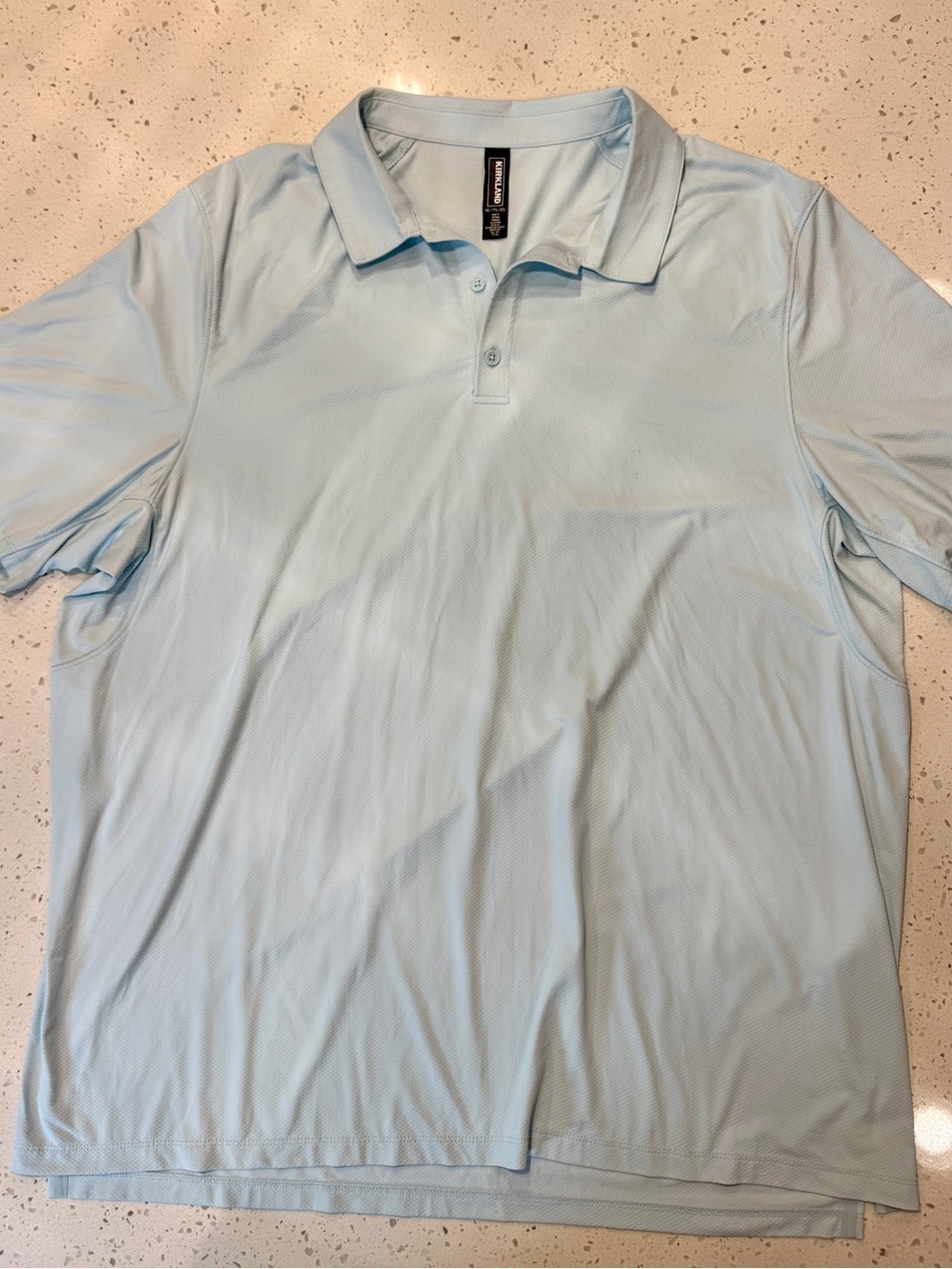 Kirkland Signature PerformancPolo Shirt - Light Blue